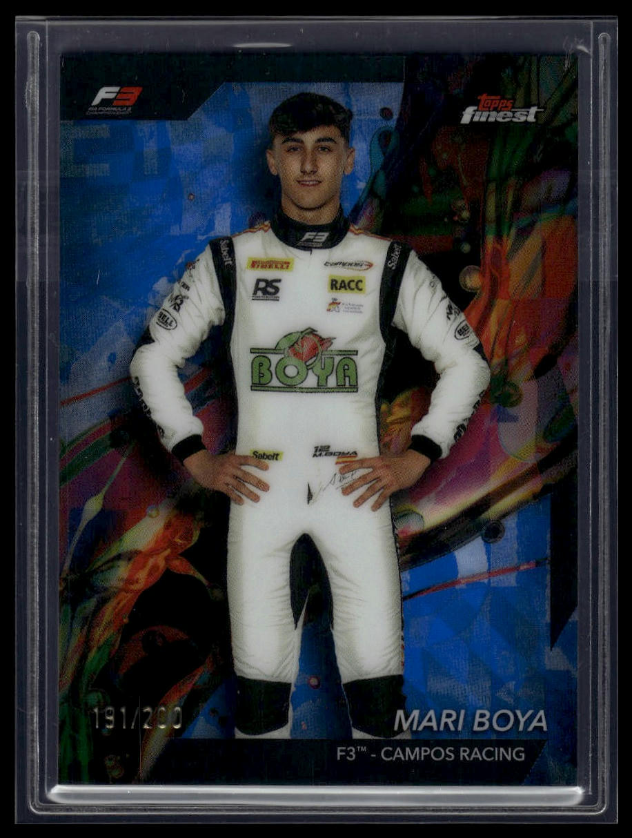 2024 Topps Finest Formula 1 #53 Sebastián Montoya Blue Refractors #/200