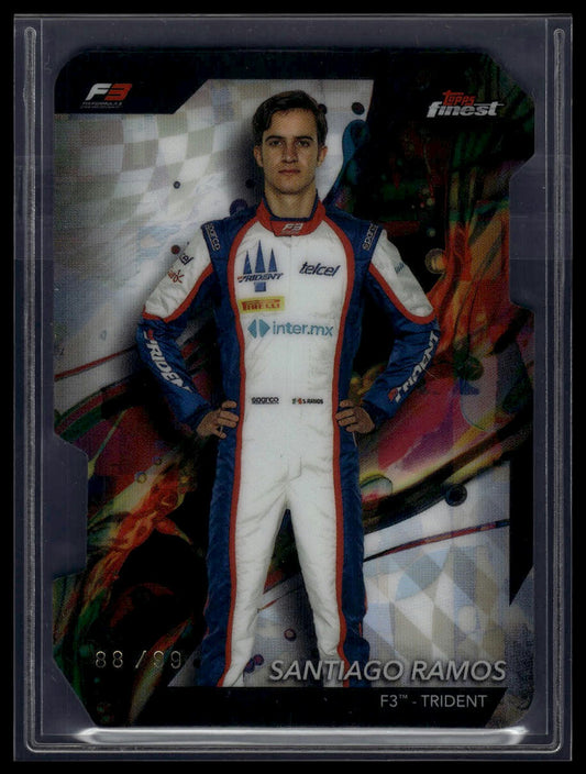 2024 Topps Finest Formula 1 #47 Sami Meguetounif Refractors Die Cut #/99