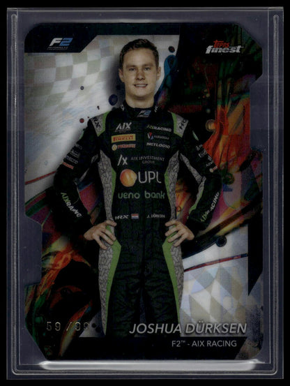 2024 Topps Finest Formula 1 #35 Joshua Dürksen Refractors Die Cut #/99