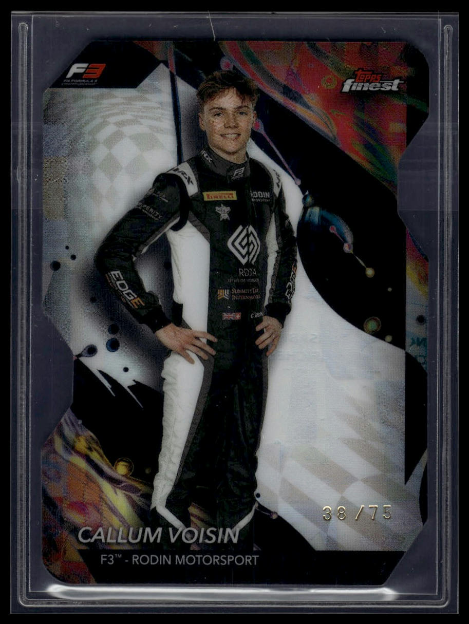 2024 Topps Finest Formula 1 #169 Joshua Dufek Refractors Die Cut #/75