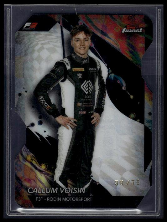 2024 Topps Finest Formula 1 #169 Joshua Dufek Refractors Die Cut #/75