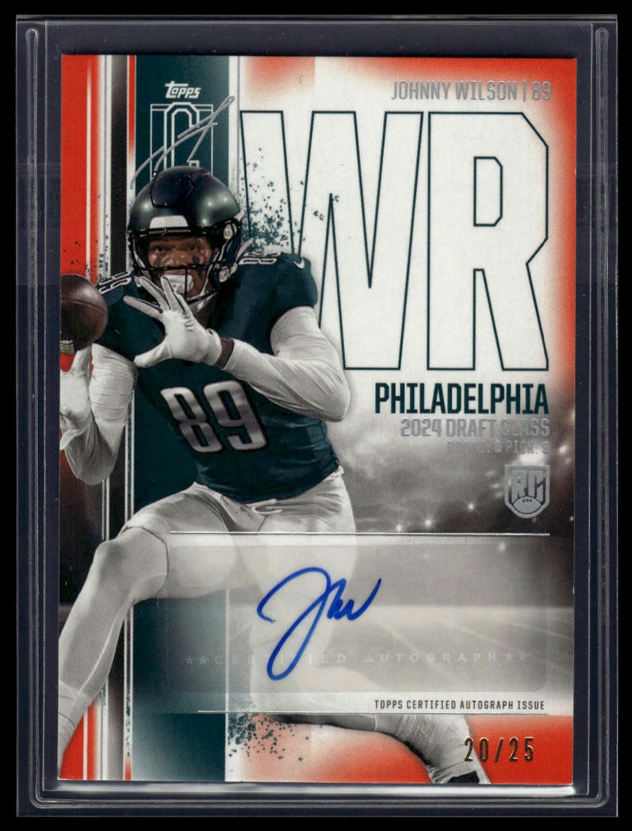 2024 Topps Signature Class #RCA-JWL Johnny Wilson Auto Variation Red #/25
