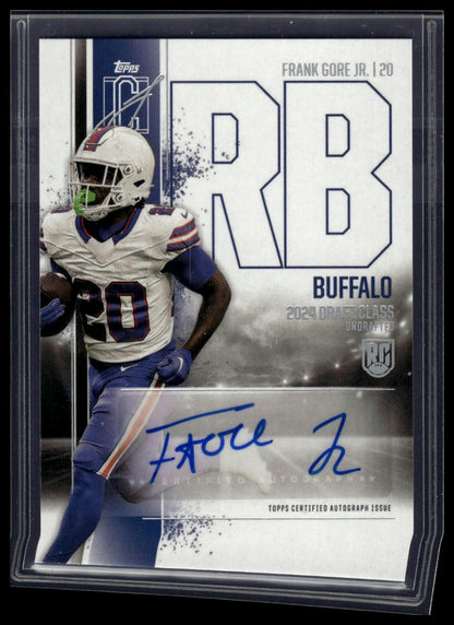 2024 Topps Signature Class #RCA-FG Frank Gore Jr. Rookie Class Auto Variation