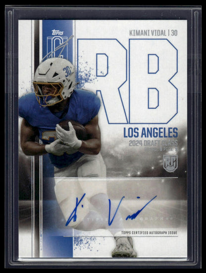 2024 Topps Signature Class #138 Kimani Vidal