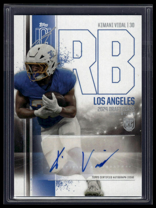 2024 Topps Signature Class #138 Kimani Vidal