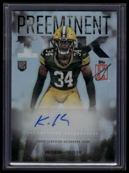 2024 Topps Signature Class #PI-KK Kalen King Preeminent Ink Autographs
