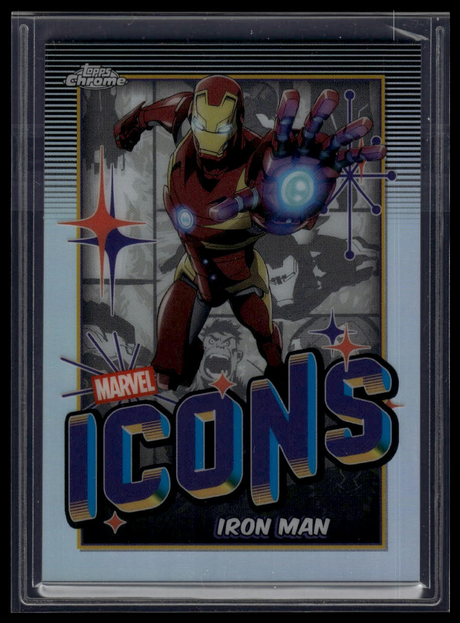 2025 Topps Chrome Marvel #MI-7 Iron Man Marvel Icons