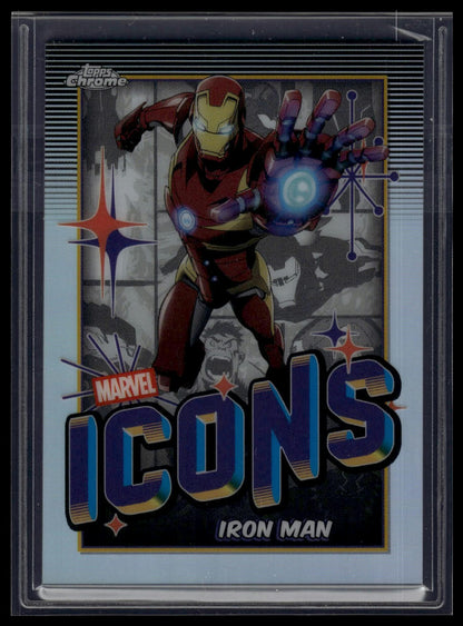 2025 Topps Chrome Marvel #MI-7 Iron Man Marvel Icons