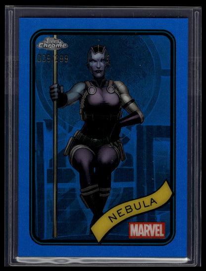 2025 Topps Chrome Marvel #167 Nebula Blue