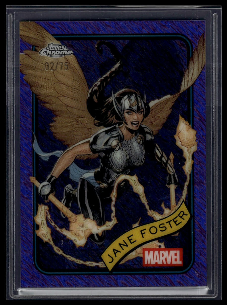 2025 Topps Chrome Marvel #90 Jane Foster Purple Shimmer