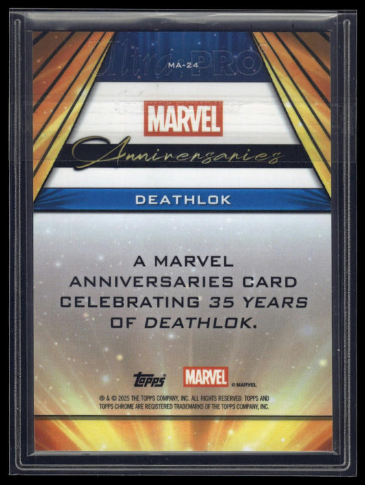 2025 Topps Chrome Marvel #MA-24 Deathlok Marvel Anniversaries