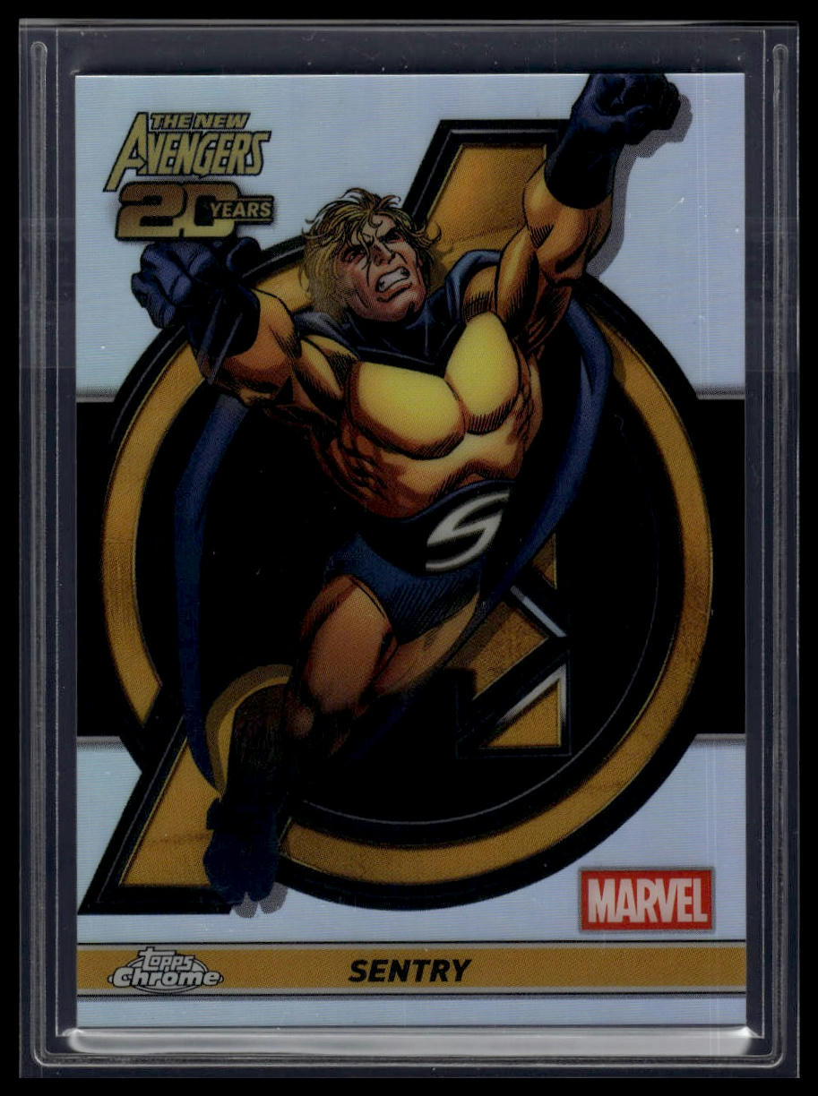 2025 Topps Chrome Marvel #AV-4 Sentry The New Avengers 20th Anniversary
