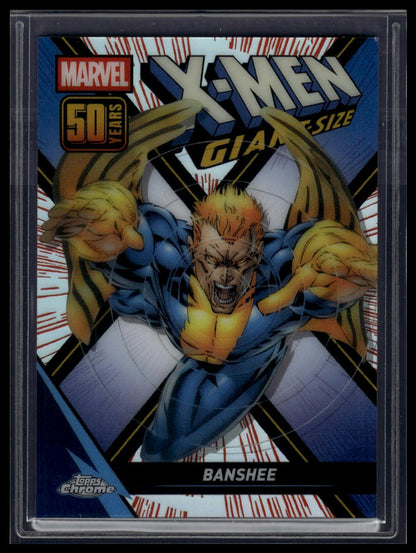 2025 Topps Chrome Marvel #XM-6 Banshee X-Men Giant Size 50th Anniversary