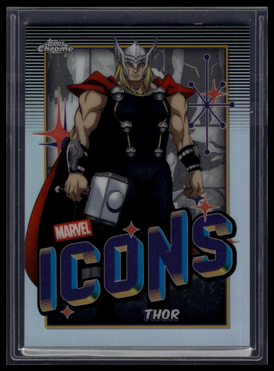 2025 Topps Chrome Marvel #MI-3 Thor Marvel Icons
