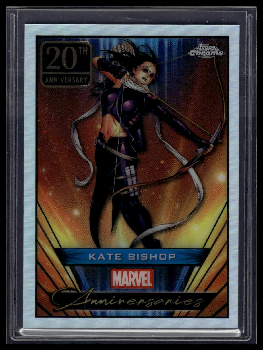 2025 Topps Chrome Marvel #MA-28 Kate Bishop Marvel Anniversaries