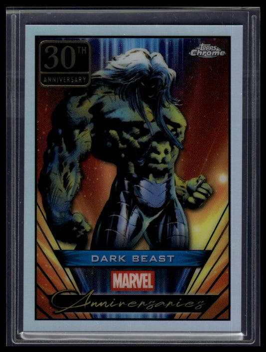 2025 Topps Chrome Marvel #MA-19 Dark Beast Marvel Anniversaries Black
