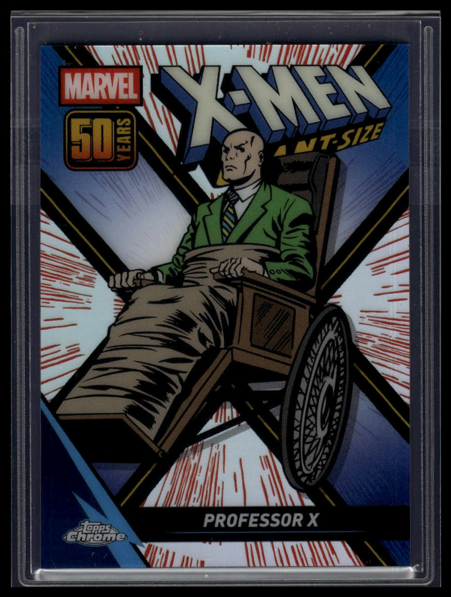 2025 Topps Chrome Marvel #XM-8 Professor X X-Men Giant Size 50th Anniversary