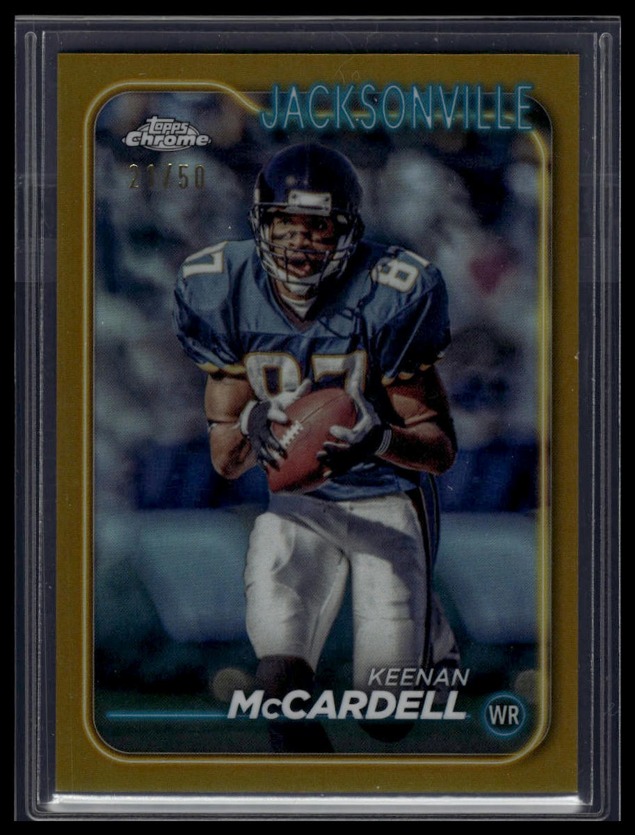 2024 Topps Chrome #90 Keenan McCardell Gold Refractor #/50