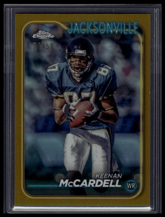 2024 Topps Chrome #90 Keenan McCardell Gold Refractor #/50