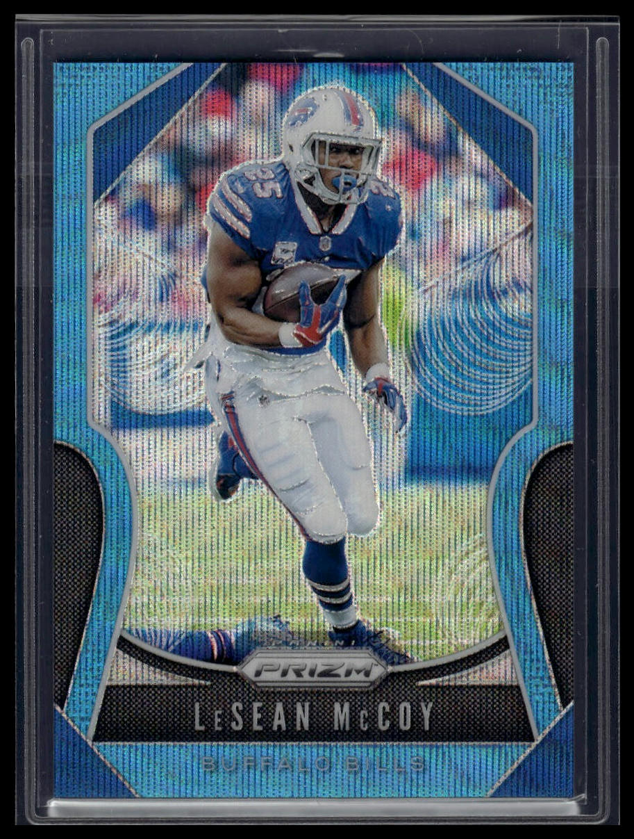 2019 Panini Prizm #4 LeSean McCoy Blue Wave #/199