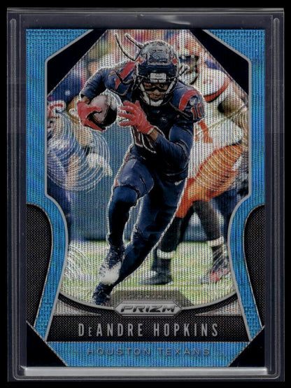 2019 Panini Prizm #132 DeAndre Hopkins Blue Wave #/199