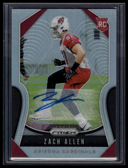 2019 Panini Prizm #389 Zach Allen Rookie Autographs