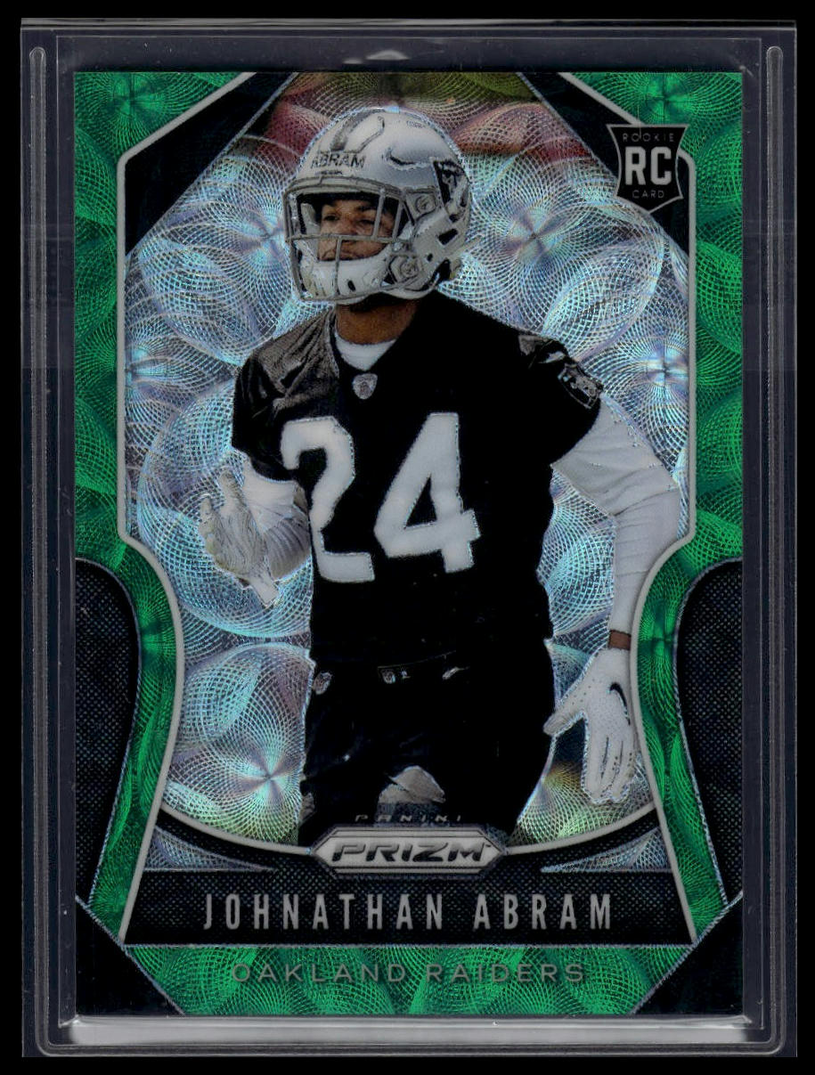 2019 Panini Prizm #319 Johnathan Abram Green Scope #/75