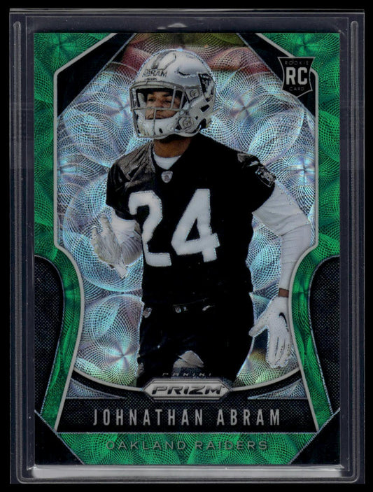 2019 Panini Prizm #319 Johnathan Abram Green Scope #/75