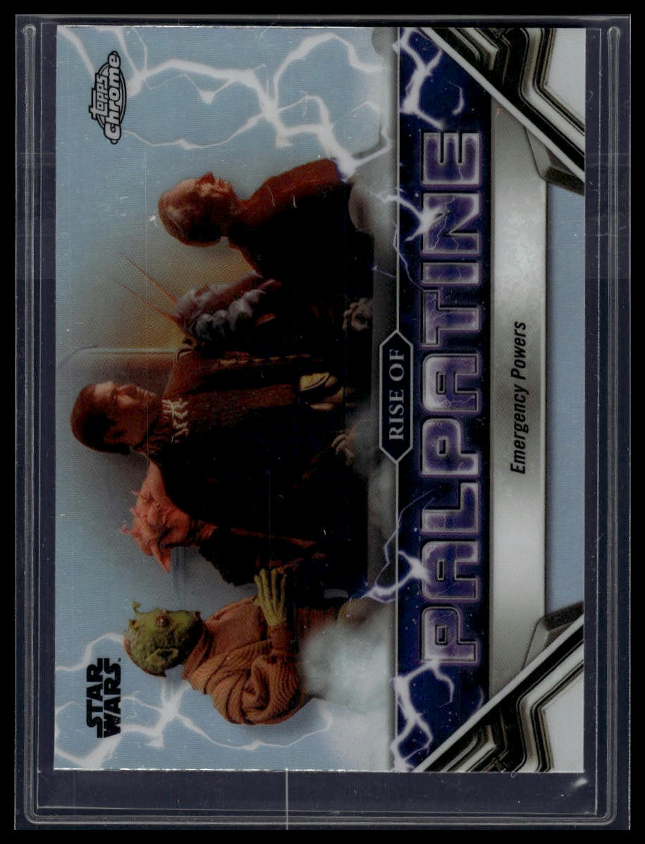 2024 Topps Chrome Star Wars #RP-5 Emergency Powers The Rise of Palpatine