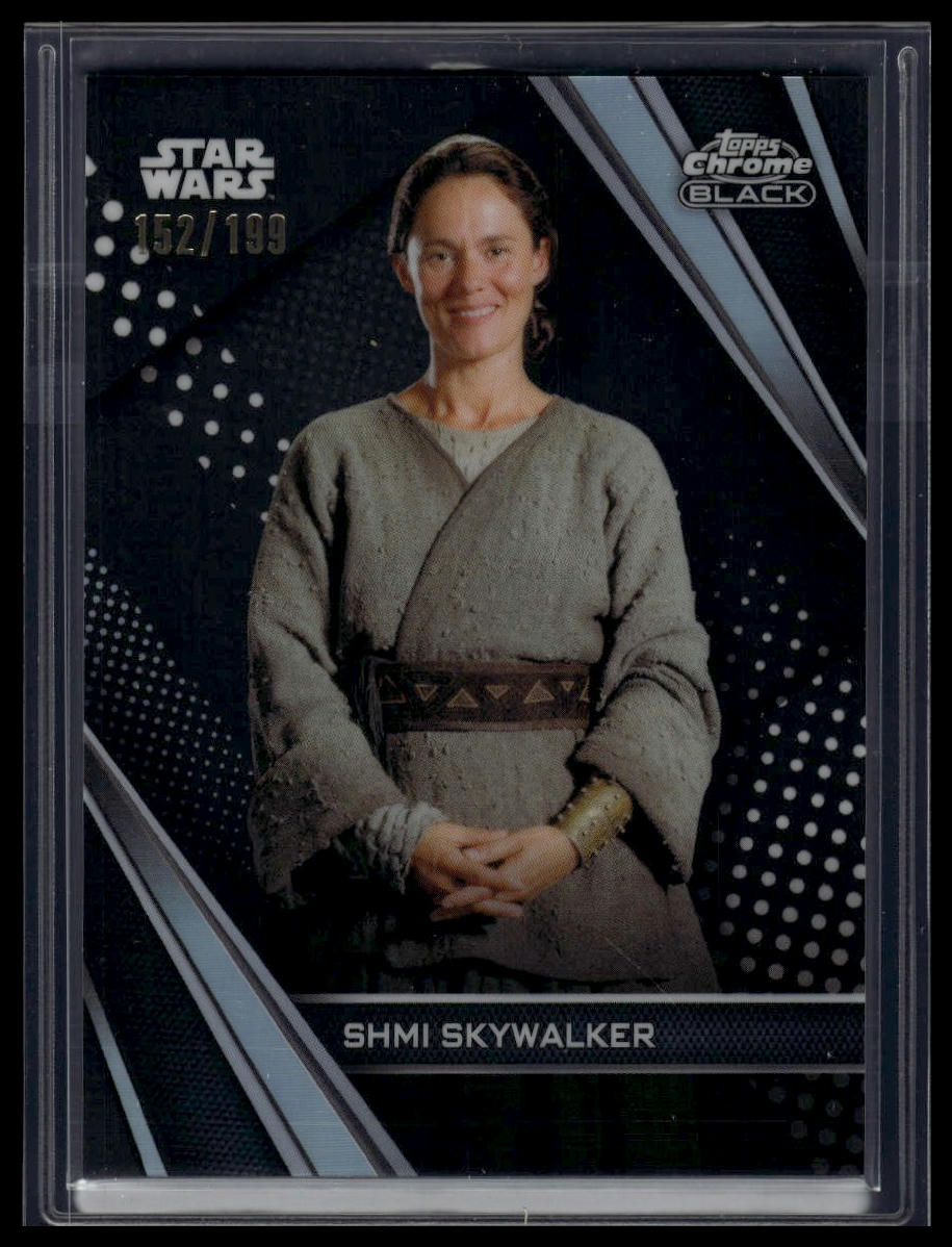 2023 Topps Chrome Black Star Wars #28 Shmi Skywalker Refractor