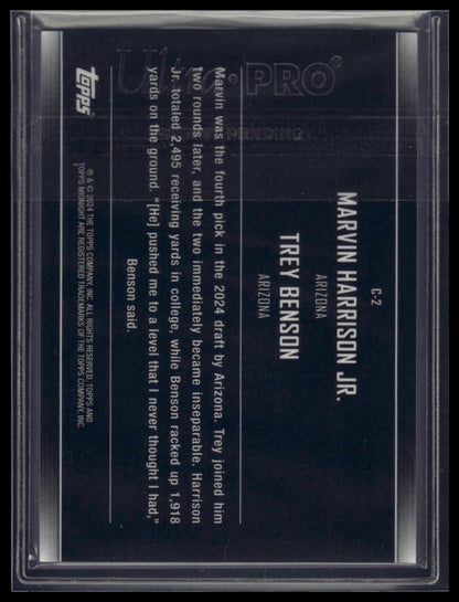 2024 Topps Midnight #C-2 Benson / Harrison Jr. SN3 Constellations Witching Hour