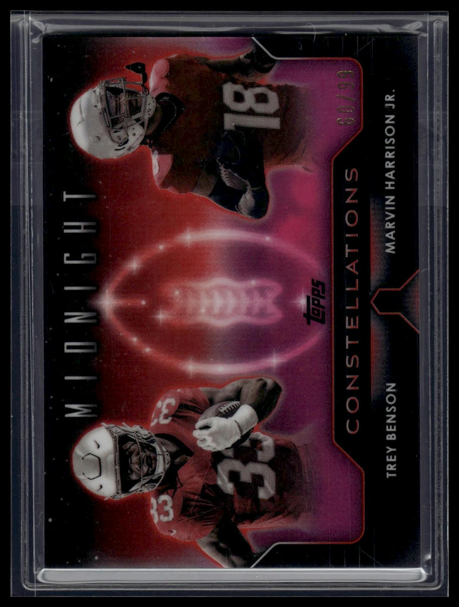 2024 Topps Midnight #C-2 Benson / Harrison Jr. SN3 Constellations Witching Hour