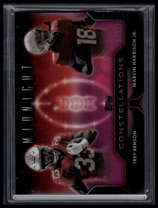 2024 Topps Midnight #C-2 Benson / Harrison Jr. SN3 Constellations Witching Hour