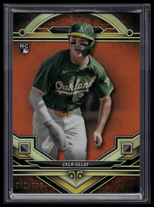 2024 Topps Triple Threads #197 Zack Gelof Amber #/199