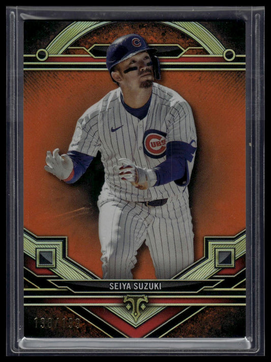 2024 Topps Triple Threads #175 Seiya Suzuki Amber #/199