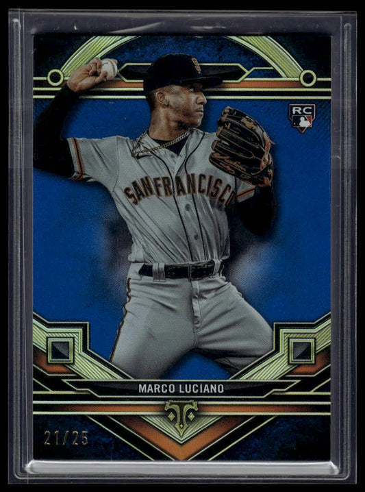 2024 Topps Triple Threads #157 Marco Luciano Sapphire #/25