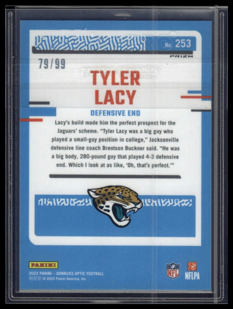 2023 Donruss Optic #253 Tyler Lacy Red #/99