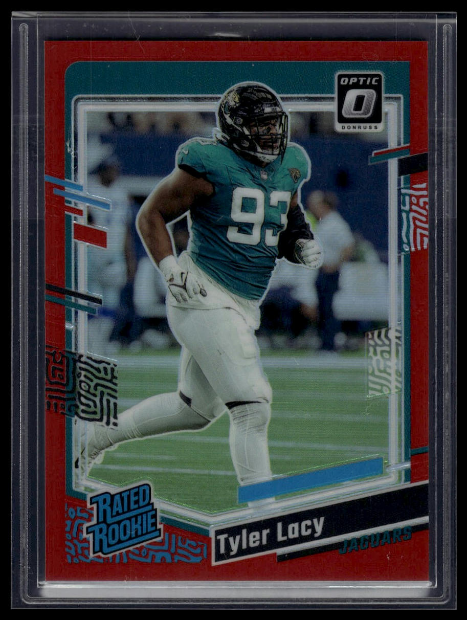 2023 Donruss Optic #253 Tyler Lacy Red #/99