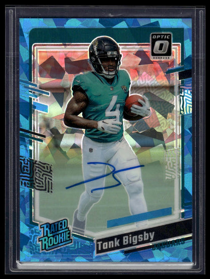 2023 Donruss Optic #252 Tank Bigsby Rated Rookies RPS Autographs Ice #/15