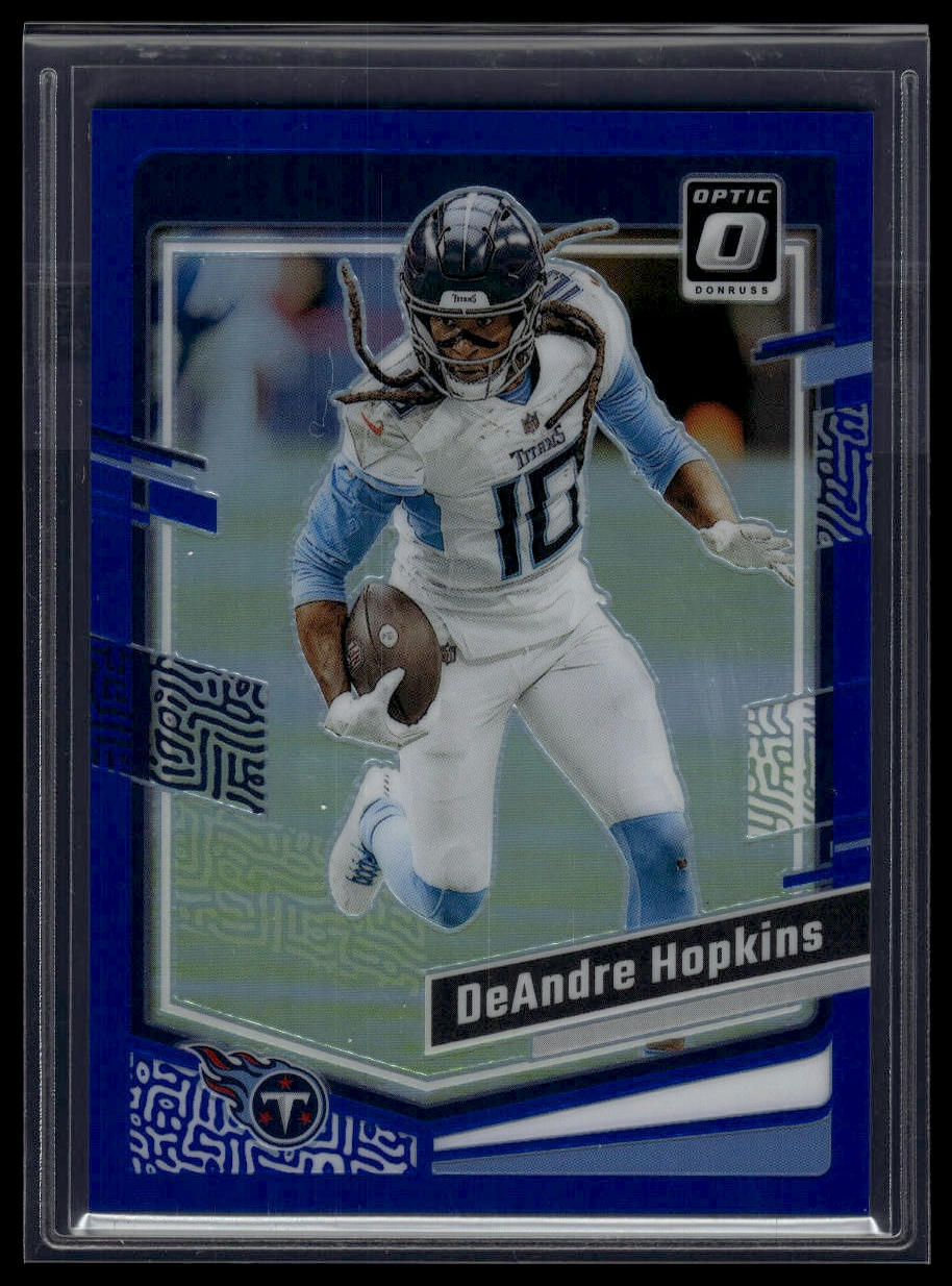 2023 Donruss Optic #188 DeAndre Hopkins Blue #/199