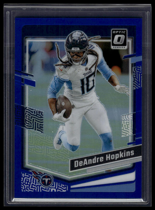2023 Donruss Optic #188 DeAndre Hopkins Blue #/199