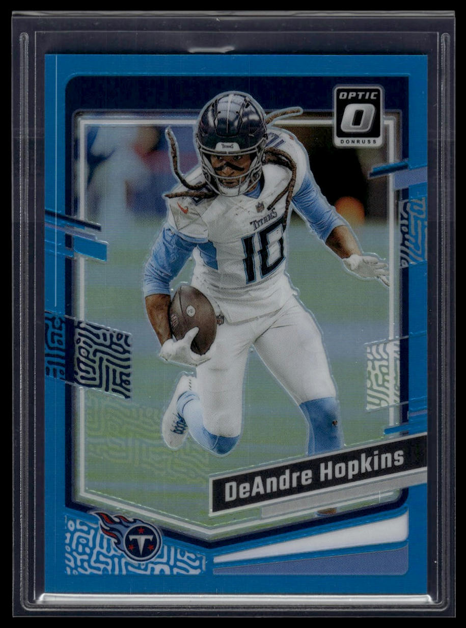2023 Donruss Optic #188 DeAndre Hopkins Aqua #/299
