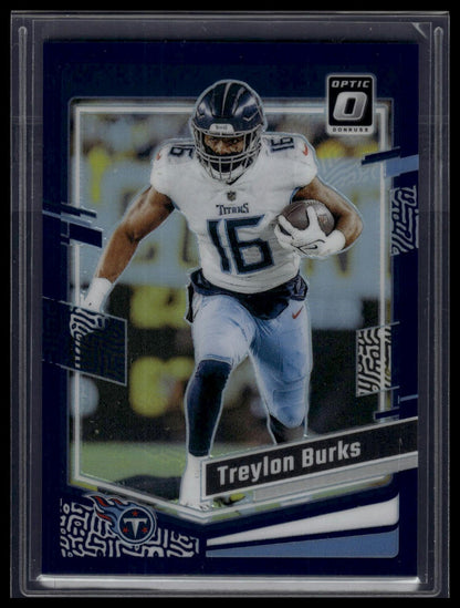 2023 Donruss Optic #194 Treylon Burks Purple #/50