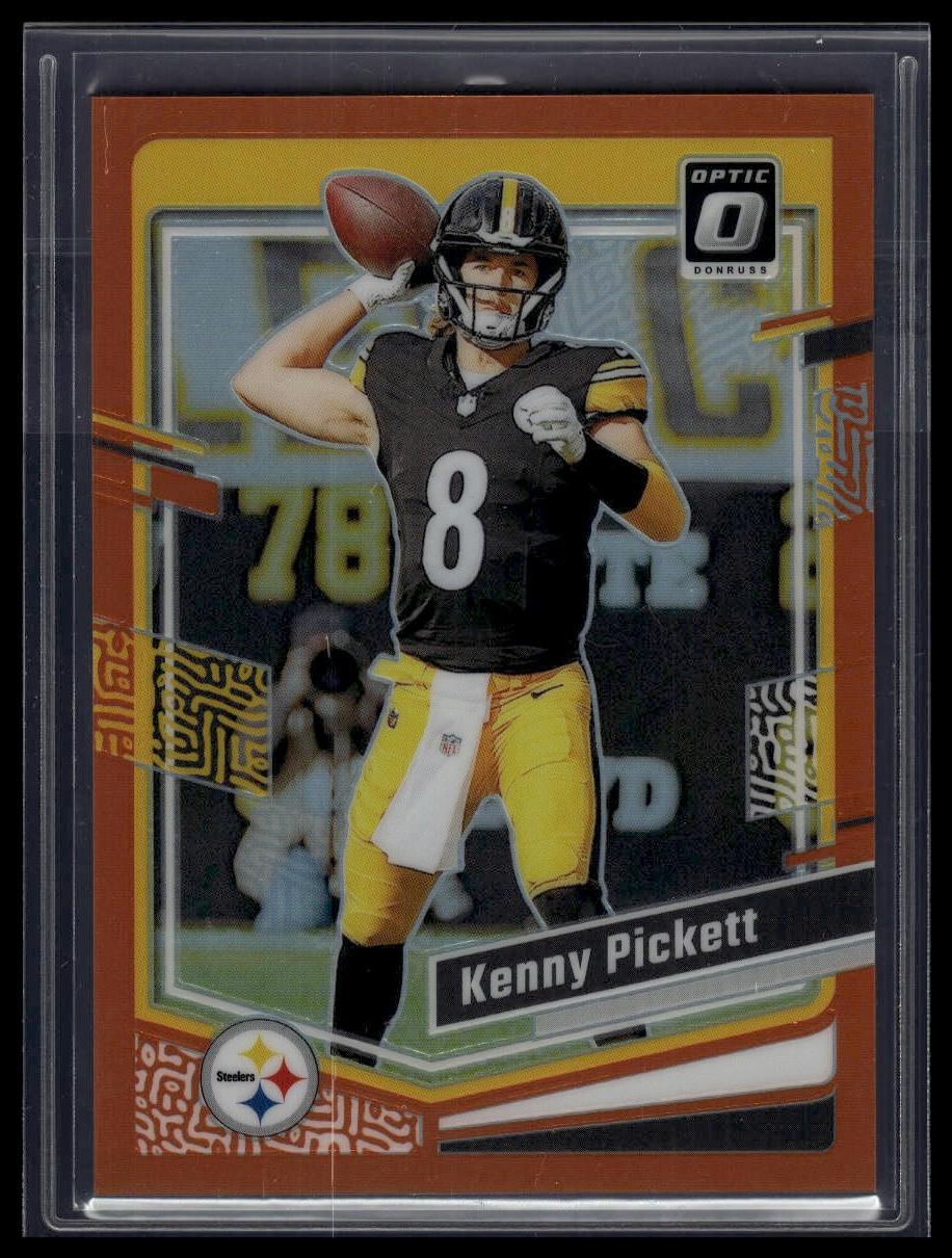 2023 Donruss Optic #163 Kenny Pickett Orange #/249