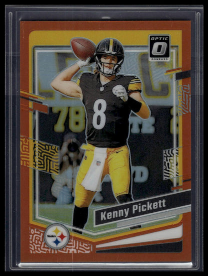 2023 Donruss Optic #163 Kenny Pickett Orange #/249