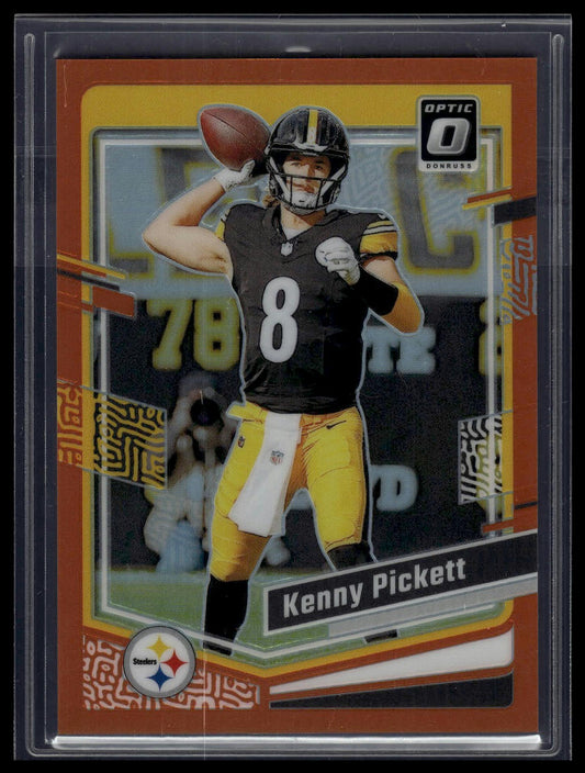 2023 Donruss Optic #163 Kenny Pickett Orange #/249
