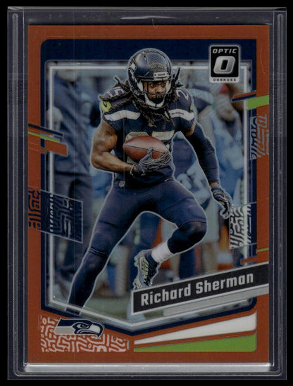 2023 Donruss Optic #179 Richard Sherman Orange #/249