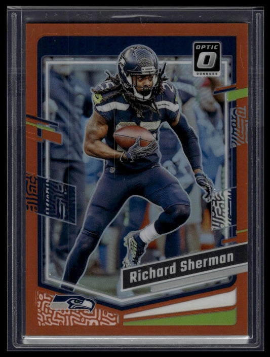 2023 Donruss Optic #179 Richard Sherman Orange #/249
