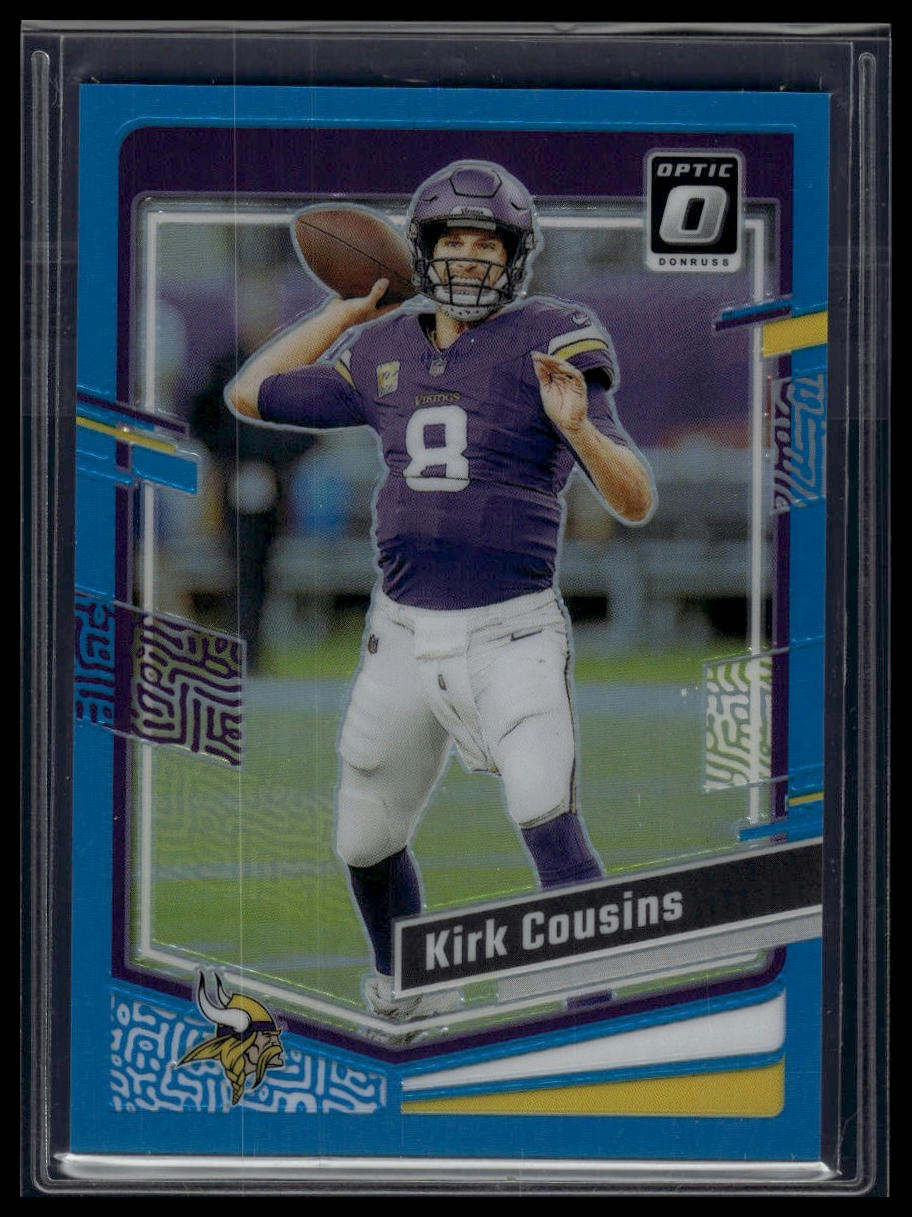 2023 Donruss Optic #126 Kirk Cousins Aqua #/299