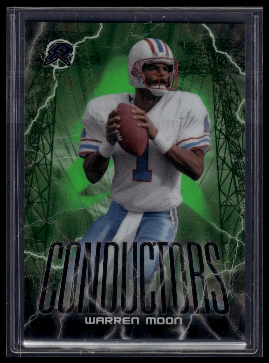 2024 Topps Resurgence #C-24 Warren Moon Conductors Lime Green Power Surge #/15